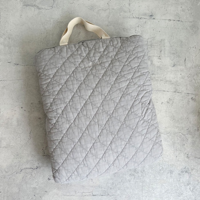 Round rugmat Square Ice grey