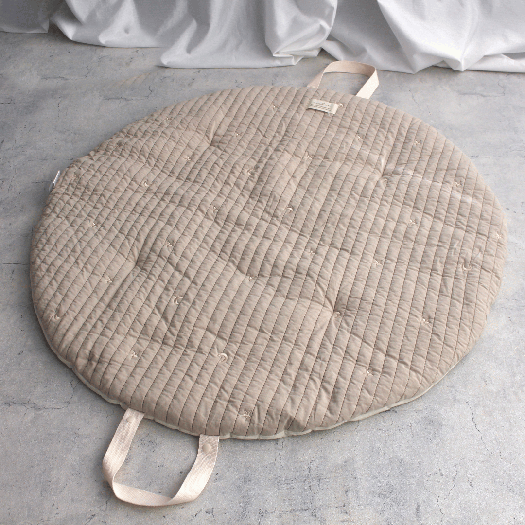 mela-B Roundmat Essential Beige Star&Moon