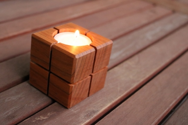 木のおしゃれなキャンドルホルダーなら自然雑貨の通販・チアーズへ