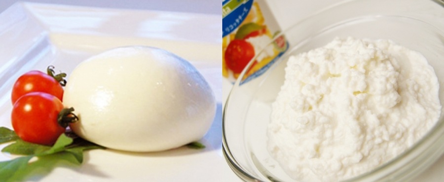 飛騨高山乳100%チーズセット☆モッツアレラ7個＆リコッタ3個☆