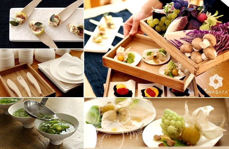 サブロウ】角皿小_12センチ（ブルーとブラウン）2点セット 角皿（小）