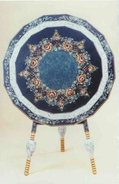 JW-310 Hindeloopen Style Table  JP1102