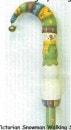 NOMI-C151 Victorian Snowman Walking Stick|訳アリ品・　プライスダウン|蚤の市(特価）