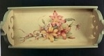 NOMI-AY1 PS-28 Summer lilies and daisies on a victorian tray