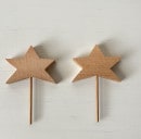 CB-609　星カットアウト　（ジョソーニアさんのデザインに使用）2個セット　