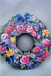 RW-10 Spring Flower Wreath