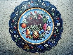 RW-60 Fruit and flowers on plate