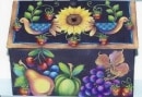 RW-92 Birds and Fruit on Tin|Rosemary West|アクリルパターンパケット