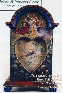 BT-97 Frog prince & Princess Clock  P074