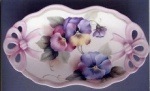 PS-91 Pansies on Porcelain|Peggy Stogdill|オイルパターンパケット