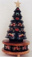 WD-219 Mucical chritmas tree wood　|ウッド|素材