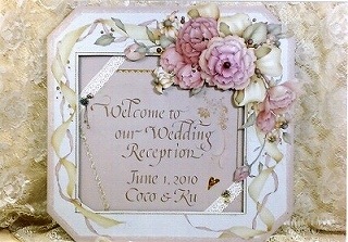 HA-1 Wedding board of the rose