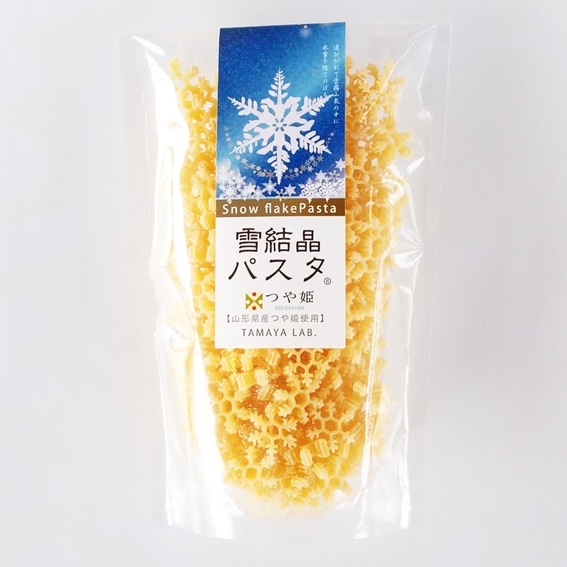 雪結晶パスタ つや姫
