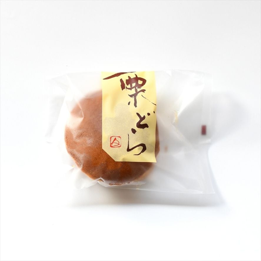 松風屋の「栗どら焼き（１個）」(賞味期限：約7日)〈山形県山形市七日町〉