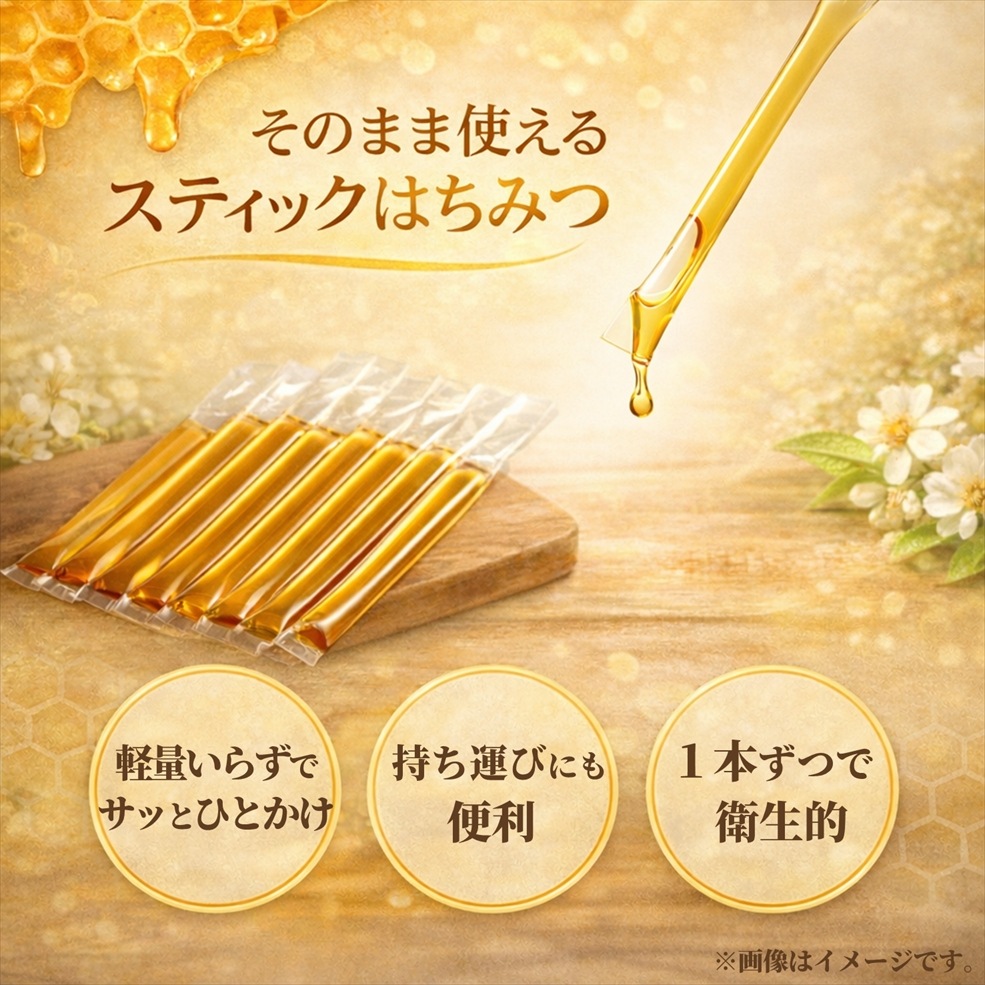 森の学校の天然はちみつ（くり蜜）（2.5g×6本入）〈山形県南陽市