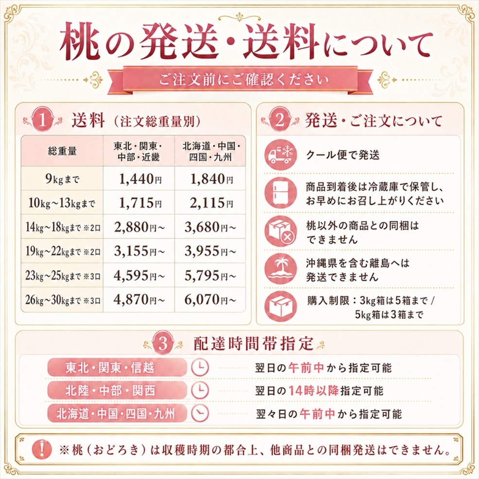 桃（川中島白桃） 約3kg箱（8～11玉入※前後します）【M-01】