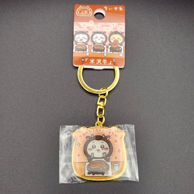 山形限定ご当地ちいかわダイヤカットキーホルダー ［さくらんぼ・米沢