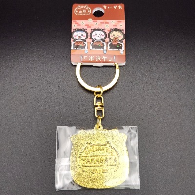 山形限定ご当地ちいかわダイヤカットキーホルダー ［さくらんぼ・米沢