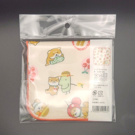 きてけろくん×豆柴 タオルはんかち | グッズ・民工芸品 | チェリー