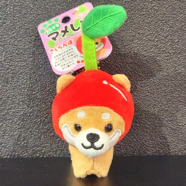 山形限定旅するマメしば ぬいぐるみマスコットポールチェーン