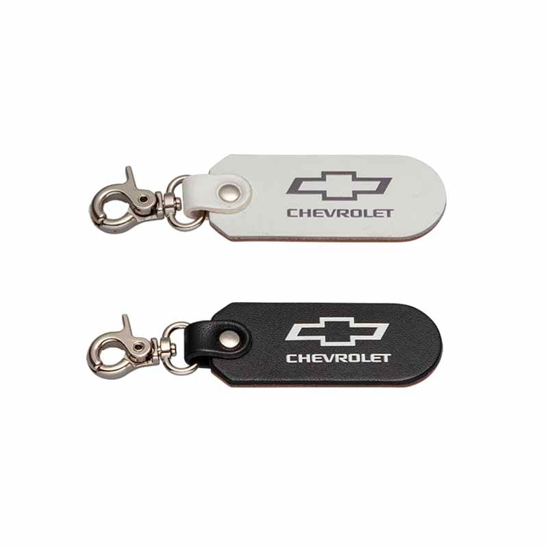 CHEVROLET LEATHER KEY RING