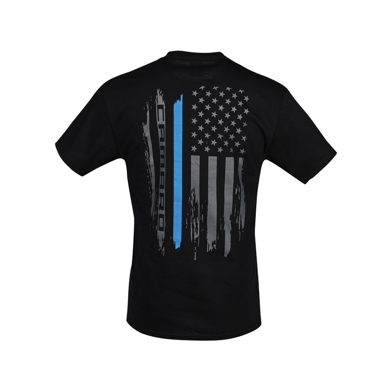 CAMARO POLICE SERVICE FLAG T-SHIRT