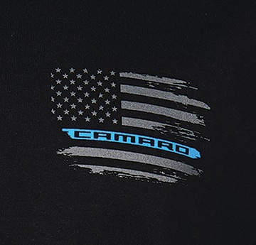 CAMARO POLICE SERVICE FLAG T-SHIRT