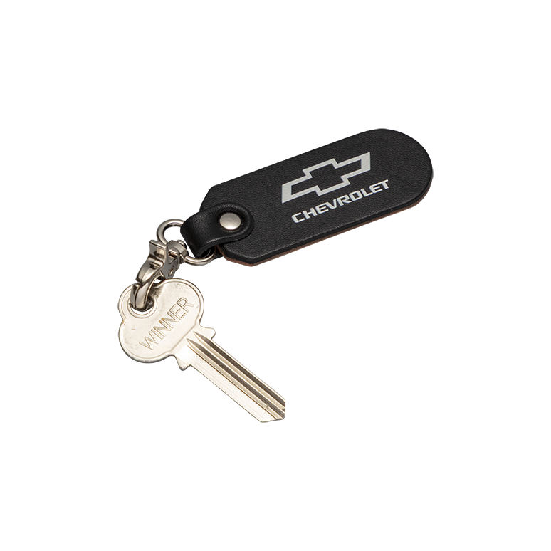 CHEVROLET LEATHER KEY RING