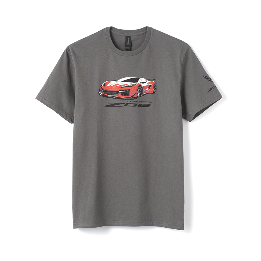 2022 Z06 CORVETTE GM CONCEPT SKETCH T-SHIRT