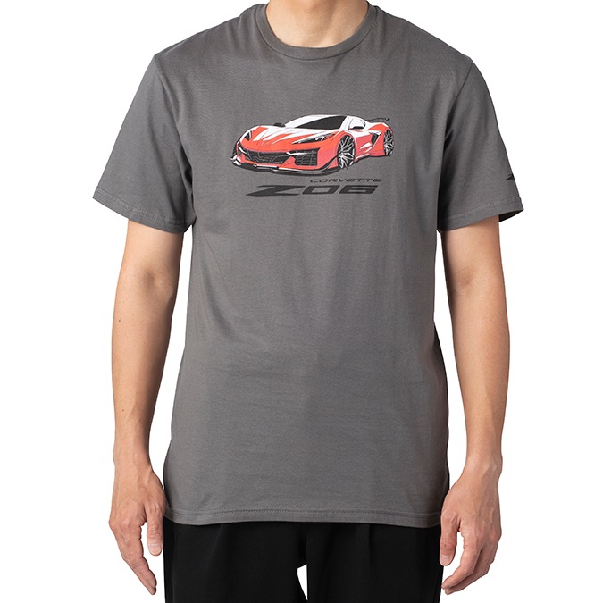 2022 Z06 CORVETTE GM CONCEPT SKETCH T-SHIRT
