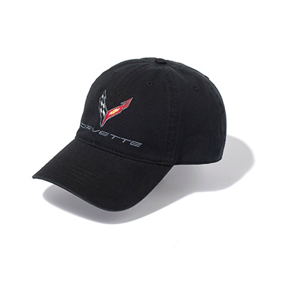 NEXT GEN. CORVETTE PREMIUM GARMENT WASHED CAP（BLACK）