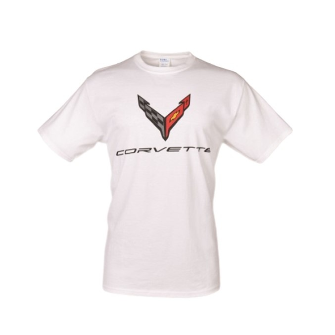 NEXT GEN CORVETTE CARBON FLASH T-SHIRT WHITE