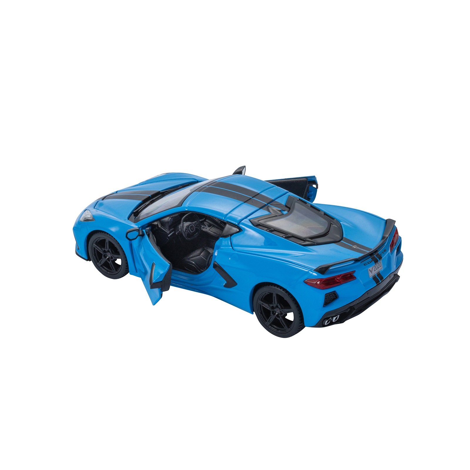 1:24TH 2020 CORVETTE STINGRAY DIECAST BLUE