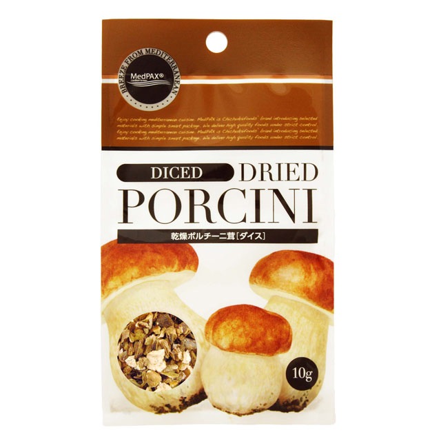 MedPAX乾燥ポルチーニ茸［ダイス］ 10g | すべての商品