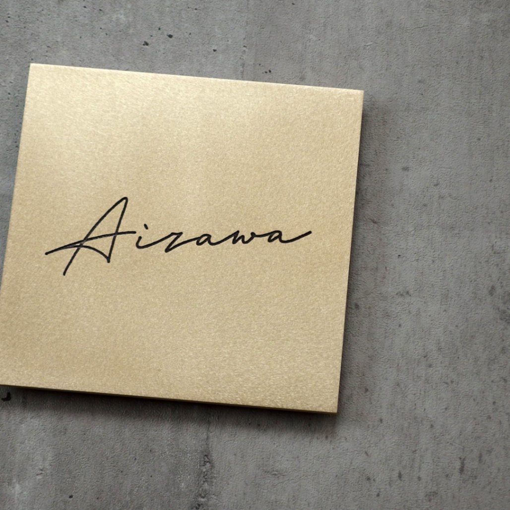 Mサイズ　筆記体