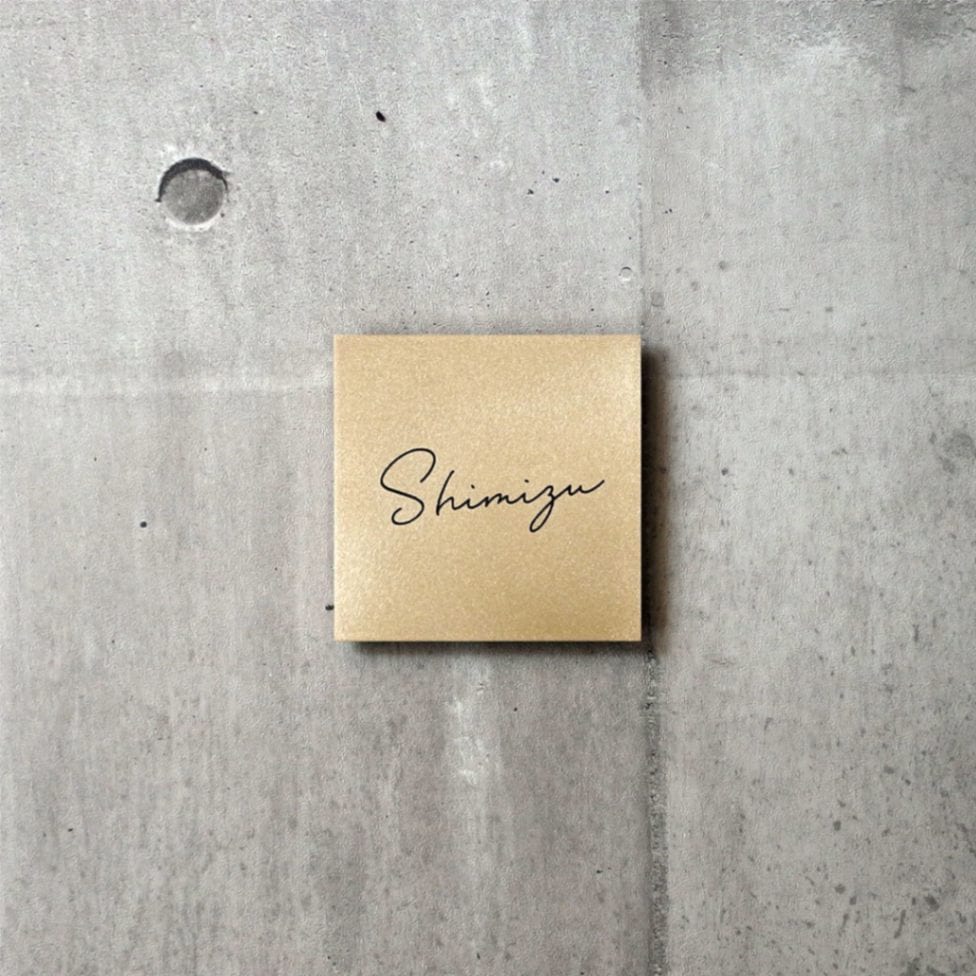 Pサイズ　筆記体