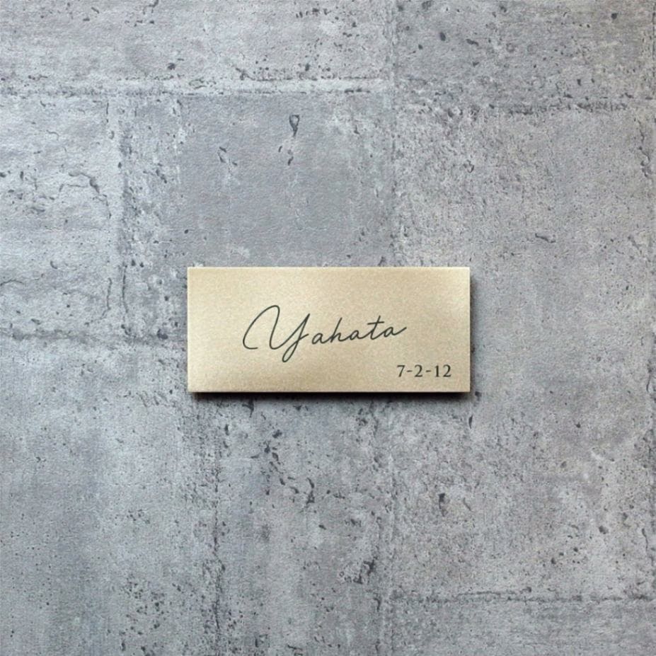 Rサイズ　筆記体+書体C