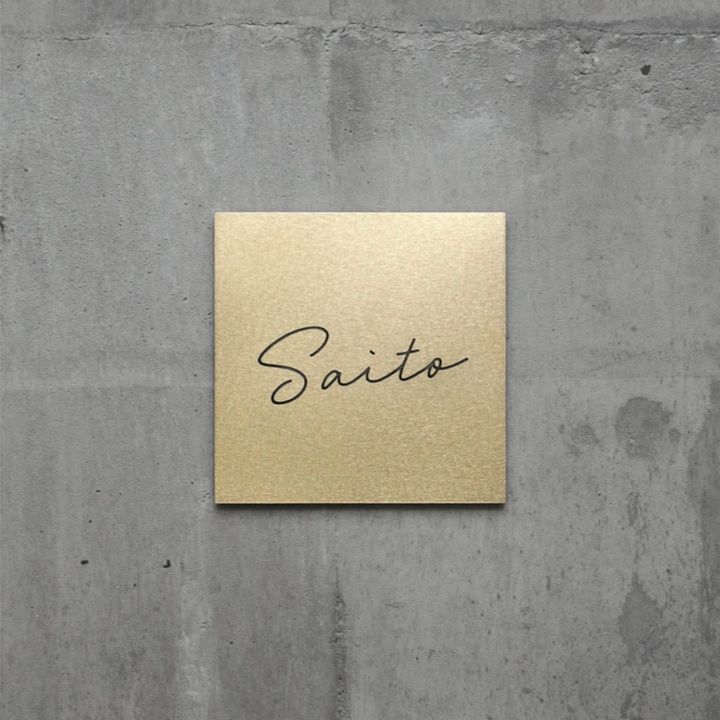 Mサイズ 筆記体