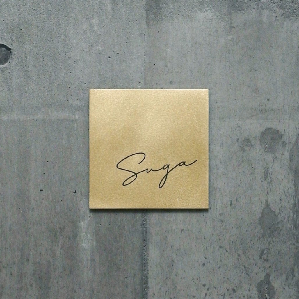 Mサイズ 筆記体