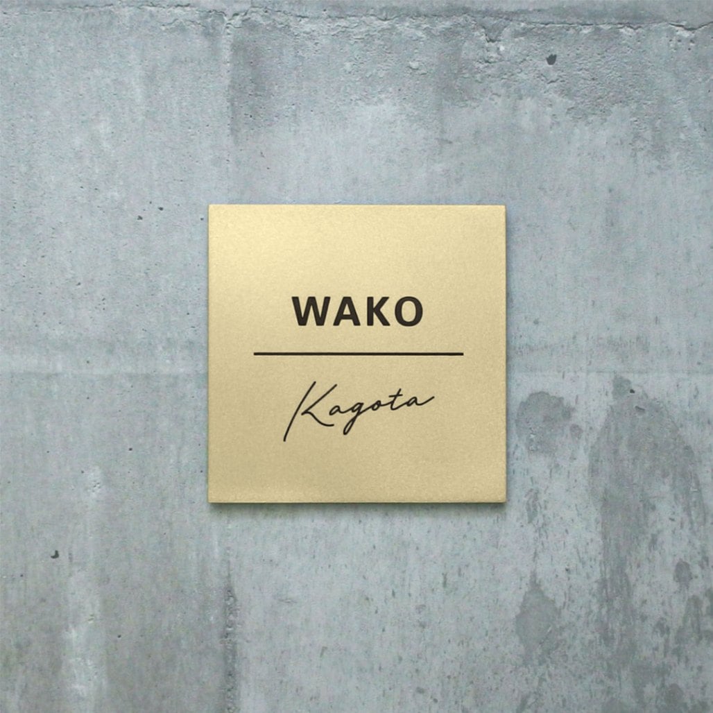 Mサイズ 筆記体