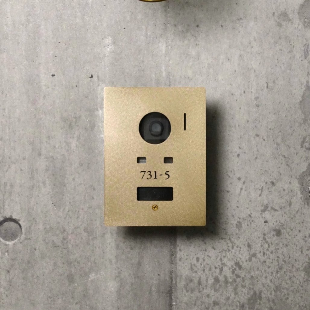 インターホン表札　書体F