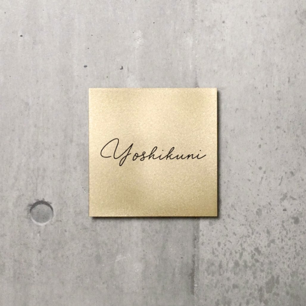 Mサイズ 筆記体