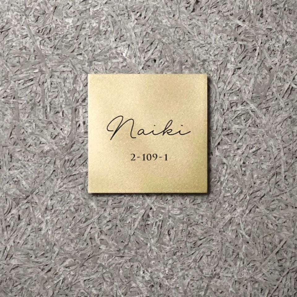 Mサイズ　筆記体+書体C