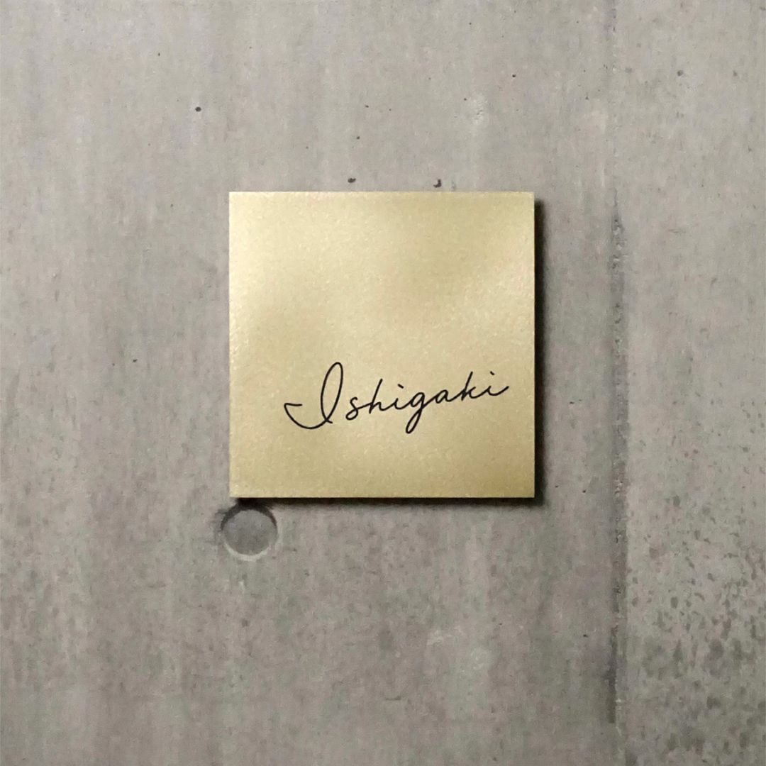 Mサイズ　筆記体