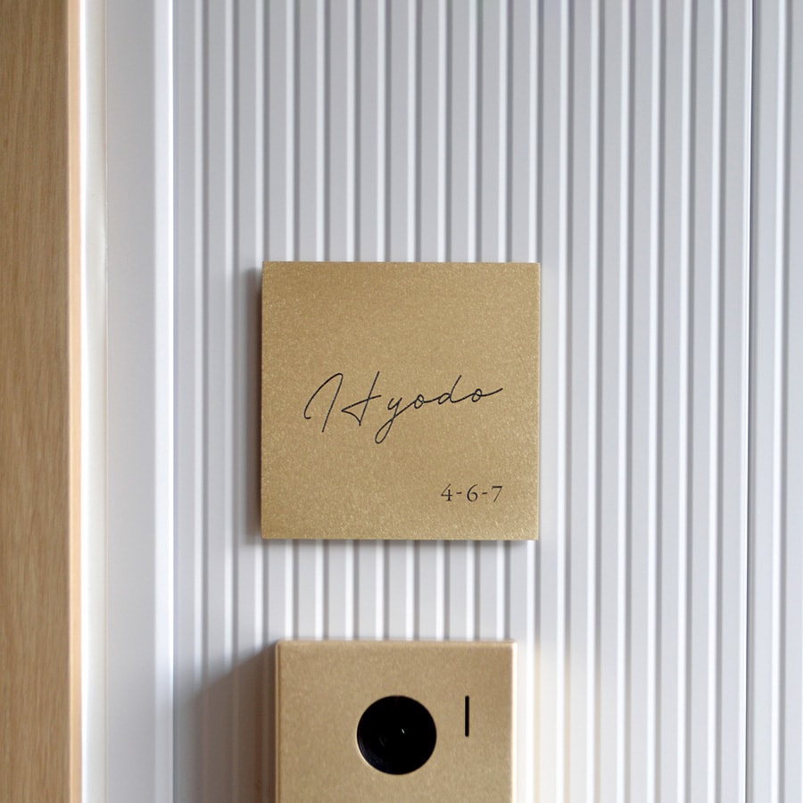 Pサイズ　筆記体+書体F