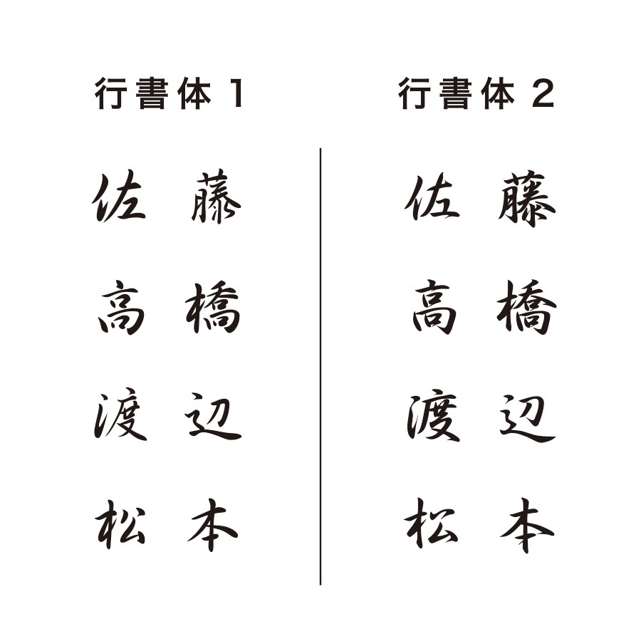 真鍮表札（漢字）とインターホンボックスのセット