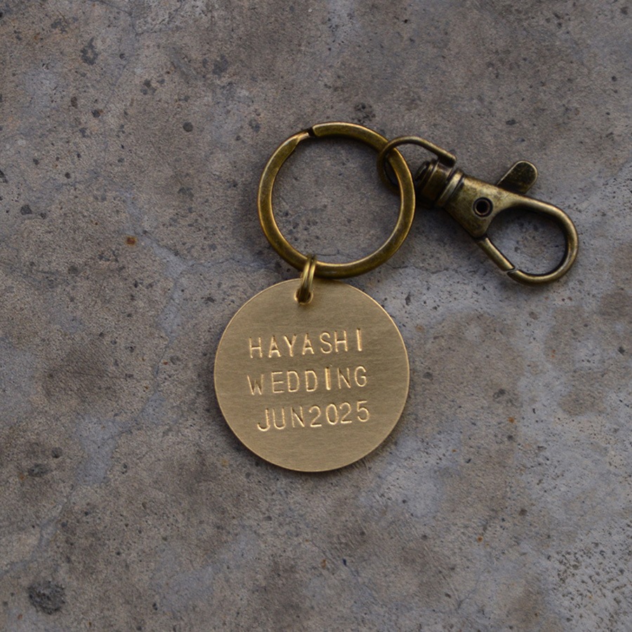 【非売品】真鍮刻印ネームタグ