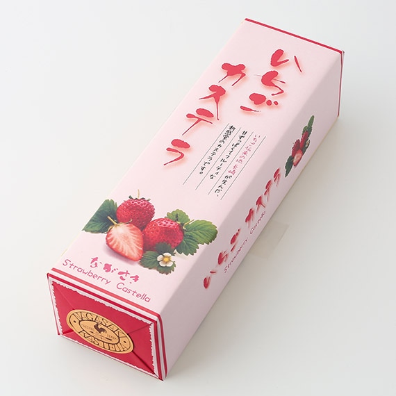 いちごカステラ 0.75斤の通販｜長崎カステラの【千鶏カステラ本舗