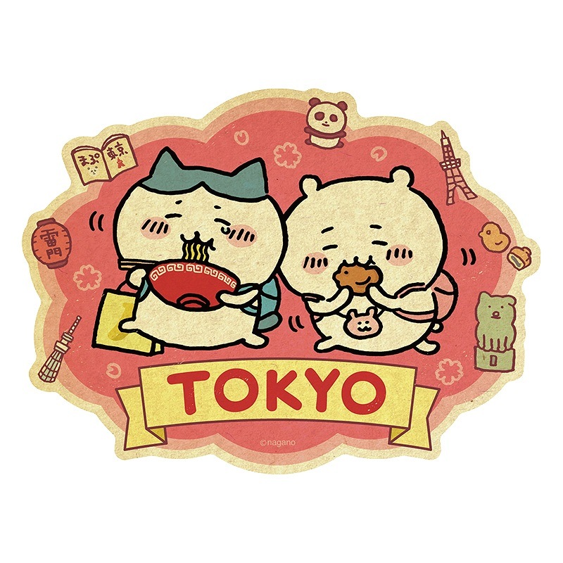 ちいかわ トラベルステッカー Tokyo シリーズで探す 東京ちいかわステーション ちいかわマーケット