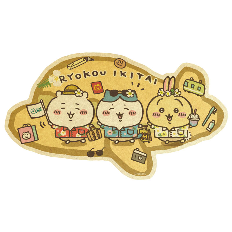 ちいかわ トラベルステッカー ちいかわ観光 1 Ryokou Ikitai シリーズで探す 2 11発売 一般商品 ちいかわマーケット